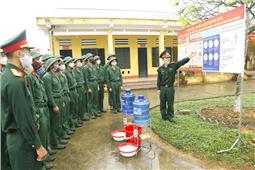 Đảm bảo quân số khỏe trước ảnh hưởng của dịch bệnh